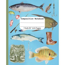 Meks Independently Published Fish Composition Notebook: Fishing Journal For Kids And Adults, 110 Pages 7