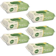 Meks Sleepy Doğal Organik Pamuklu Temizlik Havlusu 50 Yaprak 6 Lı Paket
