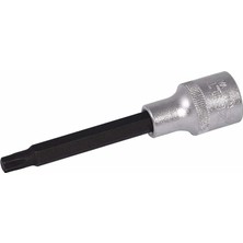 Meks Izeltaş 1113064106 1/2" Uzun Allen Uçlu Lokma Anahtar, Krom, 6 mm