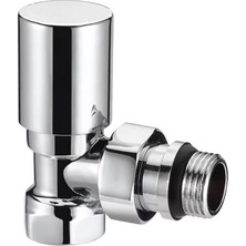 Meks Fause Radyatör Havlupan Vanası Köşe Tip 1/2'' Krom KVN101