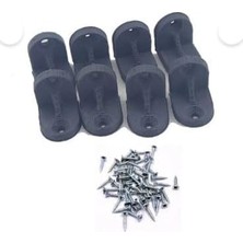 Meks Plastik Köşebent, Gri, Mobilya Bağlantı Elemanı, 2 cm x 2 cm x 4 Mm, 8 Adet, Raf ve Dolap Köşe Birl