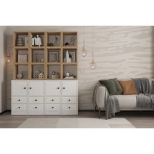 Vivense Zara Ofis Kitaplığı ve Dosya Dolabı Nrg Ktp 1113