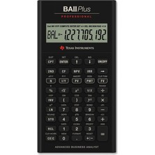 Meks Texas Instruments Ba Ii Plus Professional Finansal Hesap Makinesi