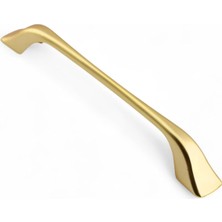 Meks Ovit Metal Mat Altın Gold Kulp 160 mm Mobilya Çekmece Mutfak Dolabı Dolap Kapak Kulpları Kulb