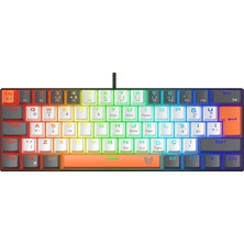 Meks Blueforce Striker Rgb Mekanik Gaming Oyuncu Klavyesi Red Switch Q Tr Mix Renk