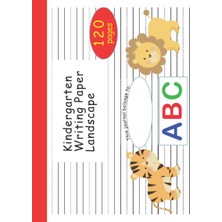 Meks Kindergarten Writing Paper Landscape: Handwriting Practice Paper With Dotted Lines 120 Pages