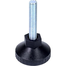 Meks BADEM10 Rotil Ayak M10 55 mm Siyah Profil Ayağı 8 cm