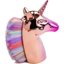 Meks Fontenay Unicorn Toz Fırça Tek Boynuzlu At Renkli Fırça Pembe Pembe