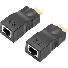 EBG Elektronik 4K 30M HDMI Extender HDMI RJ45 Cat5 6 Extender Uzatıcı Uzatma Aparatı Adaptör