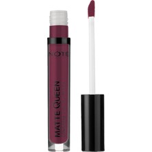 Meks Note Cosmetics Matte Queen Lipstick 18 Lead The Heart Kalıcı Likit Ruj, Mor