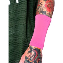 Meks TAT2X Ink Armor Premium Önkol 15 cm Dövme Kapak Kılıfı - Kaymaz Tutucu - Abd Yapımı - Pembe - Xss (