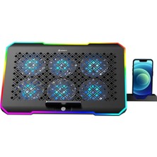 Meks Gamebooster GB-NS61 Storm 17'' Fan/rgb Kontrollü 2xusb Portlu Notebook Soğutucu