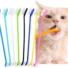 Meks MT2748 3b Trend Kedi Köpek Çift Taraflı Diş Fırçası Yavru ve Yetişkinler Pet Diş Sağlığı Koruma