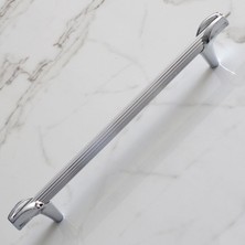 Meks Duru 128 mm Metal Kulp Mobilya Mutfak Dolabı Kulpları Çekmece Dolap Kapak Kulbu Kulpu Krom Renk