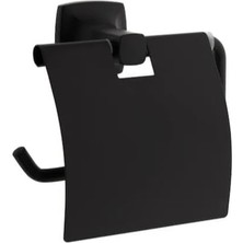 Meks Vitra Base 400 A4412336 Tuvalet Kağıtlığı, Mat Siyah