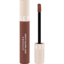Meks Sephora Soft Matte & Easy - Uzun Süre Kalıcı Mat Ruj