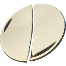 Meks System 4716 Yarım Daire Kulp Oval Gold Renk Tek Adet 32 mm Gold Tek Ebat SSY4716 0032 Gl