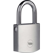 Meks Yale Y120B/40/125/1-40 mm Dmu Krom Kaplamalı Asma Kilit - Yüksek Koruma - Boron Halka - 3 Anahtar