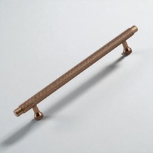 Meks Martin Bronz Metal Kulp 224 mm Mobilya Çekmece Mutfak Dolabı Dolap Modern Kapak Kulpları Grip Desen