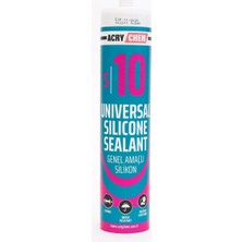 Meks Acryl Chem S10 – 280 gr Yüksek Performanslı Akrilik Dolgu/sealant – Suya Dayanıklı, Esnek, Boyanabi