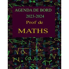 Meks Agenda De Bord 2023/2024 Prof De Maths: L'agenda De Bord Pour Professeur De Maths Offrirait Une Sol