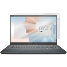 Meks Engo Msi Modern 15A5M 15.6 Inç ile Uyumlu Mat Ekran Koruyucu Şeffaf 16:9