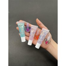 Meks 3'lü Lip Gloss Mini Kalpli Lipgloss A Serisi, HB3SERI