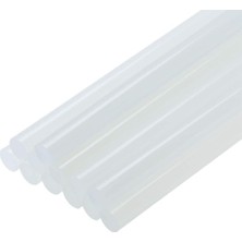Meks 7mm - 30CM, Ince, Şeffaf Silikon, 10 Adet,