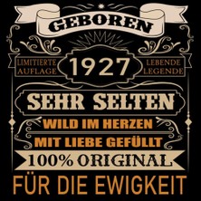 Meks Independently Published Geboren 1927 Lebende Legende Sehr Selten: Cooles Geschenk Zum 96. Geburtsta