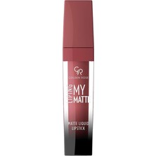 Meks Golden Rose Liping My Matte Likit Ruj No: 10 - Suya Dayanıklı Ultra Mat Ruj