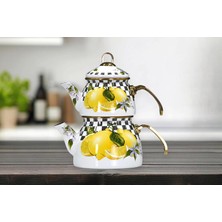 Meks Pr Home Lemon Gold Model Emaye Çaydanlık