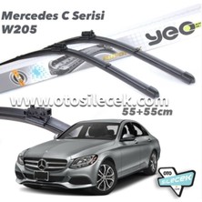 Meks Yeo Mercedes C Serisi W205 Aeroflex ile Uyumlu Ön Silecek Takımı 2014-...