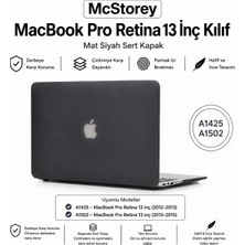 Meks Mcstorey Macbook Pro 13 Inç Kılıf A1425 A1502 Uyumlu Sert Kapak Hard Case Koruyucu Retina 13 Inç La