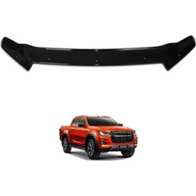 Meks Ferrous Autoaccessories Isuzu D-Max ile Uyumlu Ferrous Ön Kaput Koruyucu Rüzgarlık 2021 ve Üstü