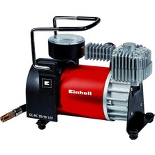 Meks Einhell Mini Kompresör Cc-Ac 35/10 12 V (Maks. 10 Bar, 35 L/dak Hava Çıkışı, Çakmak Soketi ile Bağl