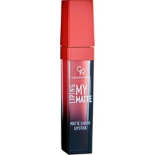 Meks Golden Rose Liping My Matte Likit Ruj No: 12 - Suya Dayanıklı Ultra Mat Ruj