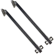 Meks BADEM10 Kalkar Kapak Makası Dolap Çekmece Metal 25 cm Sessiz Açma Kapama Amortisör Piston (1 Çift)