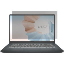 Meks Engo Msi Modern 15A5M 15.6 Inç ile Uyumlu Hayalet Ekran Koruyucu Şeffaf 16:9