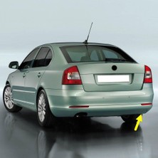 Meks Arka Tampon Çeki Demiri Kapağı Skoda Octavia A6 Sedan ile Uyumlu 2009-2012