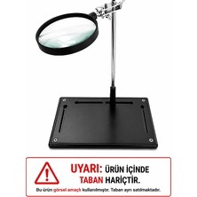 Marxlow ZD-11P 3x OD90MM Büyüteçli Yardımcı El Mercek Aparatı - Tabansız