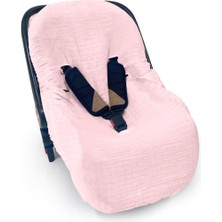 Meks Deux Lapins% 100 Pamuk Müslin Ana Kucağı Kılıfı Innocent Pink - Pembe PSTKLF1012