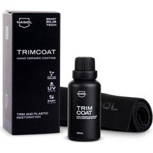 Meks Nasiol Trimcoat Araç Plastik Yenileme ve Koruma Için Nano Seramik Kaplama-30 Ml-Plastik Onarıcı