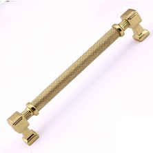 Meks Grip Desenli Gold Altın Metal Kulp 160 mm Mobilya Çekmece Mutfak Dolabı Dolap Modern Kapak Kulpları
