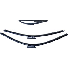 Meks VASS41 Ön Cam Arka Cam Silecek Seti Renault Grand Scenic ile Uyumlu 2006-2009