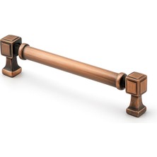 Meks Talas 160 mm Düz Soft Antik Bakır Metal Kulp Mobilya Çekmece Dolap Kapak Kulpu Dayanıklı Kulpları