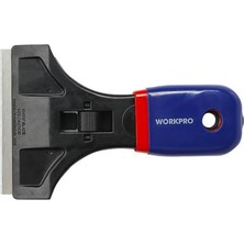 Meks Workpro WP219007 Kazıma Bıçağı, 90MM, Geri Çekilebilir, Çelik Bıçak, Kauçuk Saplı