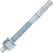 Meks BADEM10 Klipsli Çelik Dübel M12X150 mm