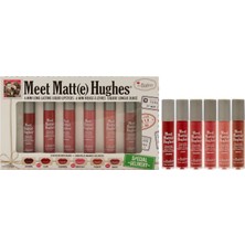 Meks The Balm Meet Matte Hughes 6'lı Ruj Seti Seyahat Boy Li̇ki̇t Mat Ruj 1.2 ml Lipsticks