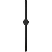 Meks Saral Çizgili Mat Siyah Çekmece Kulp 992 mm Uzun Dolap Kulpu Modern Tasarım Mobilya Aksesuarı