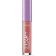 Meks Callista Dreamy Matte Cream Mat Görünümlü Lipgloss 201 Choose Love, Nude